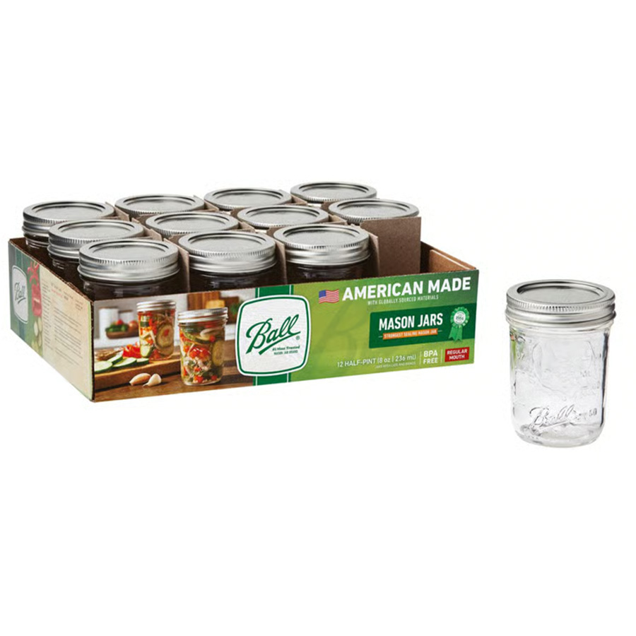 Mason Jar 8 oz 12 pk Mason Jar 8 oz 12 pk thumbnail