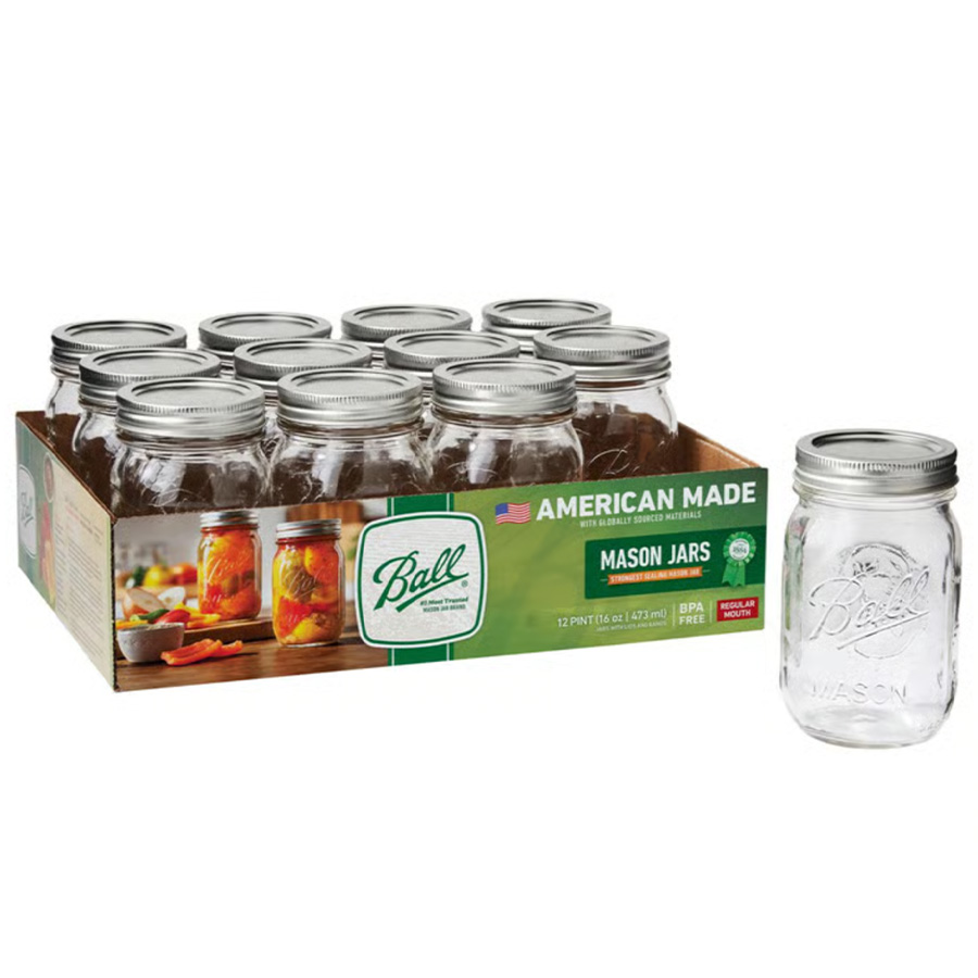 Ball Mason Jar 16 oz 12 pk Ball Mason Jar 16 oz 12 pk thumbnail